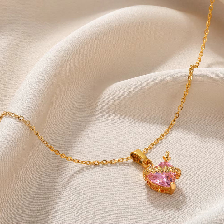 Christianartworkshop Pierced Heart Rose Dagger Pendant Necklace: Timeless Emblem of Sacred Vow and Devoted Affection - image 4