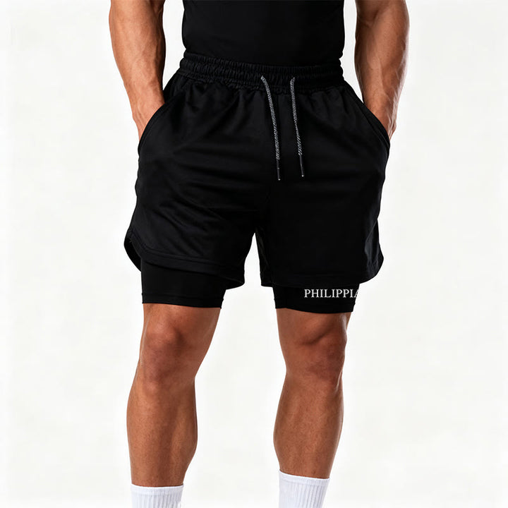 Christianartworkshop Timeless I Can Do All Things Through Christ Full Verse Dual Layer Drawstring Faith Sports Shorts - image 15