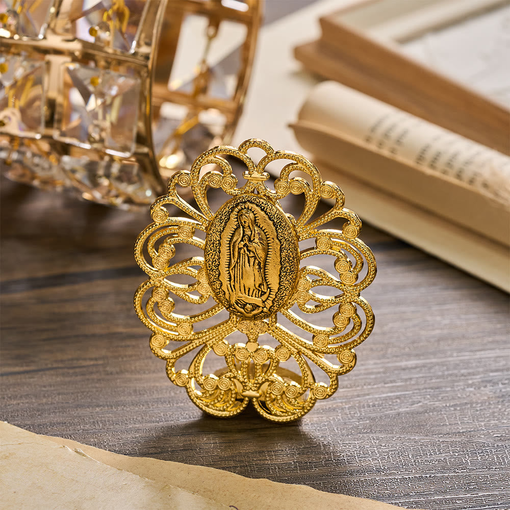 FREE Today: Filigree Frame Assorted Holy Portrait Desktop Ornament: A Daily Symbol of Gentle Heavenly Mercy - Our Lady of Guadalupe - image 5