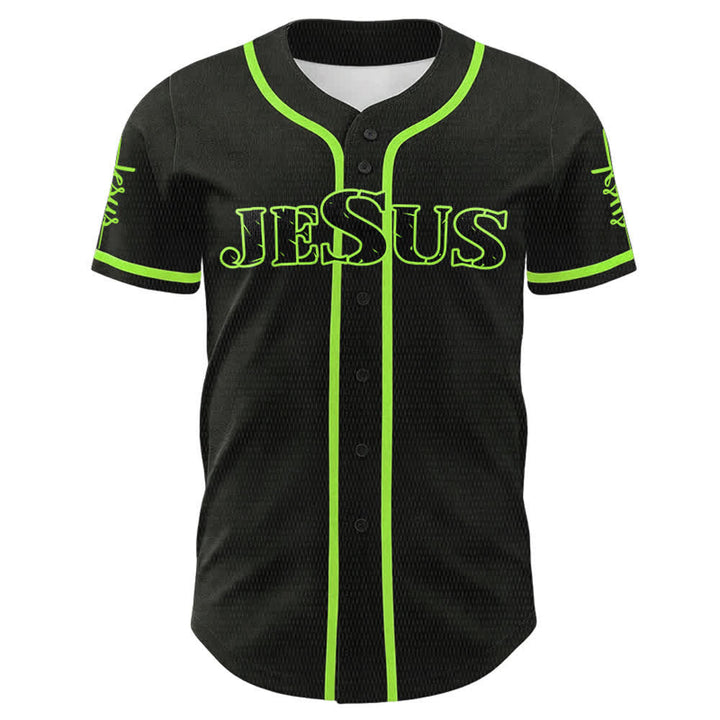 Christianartworkshop Jesus Cross Nail and Crown of Thorns Baseball Jersey - image 23