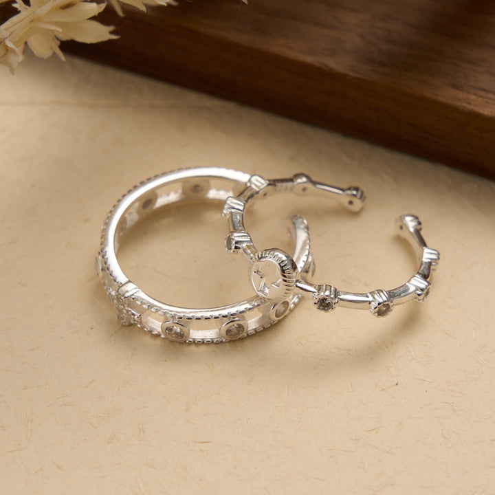 Christianartworkshop Sterling Silver Hollow Cross Open Adjustable Ring: Timeless Emblem of Unshakable Sacred Faith - image 0