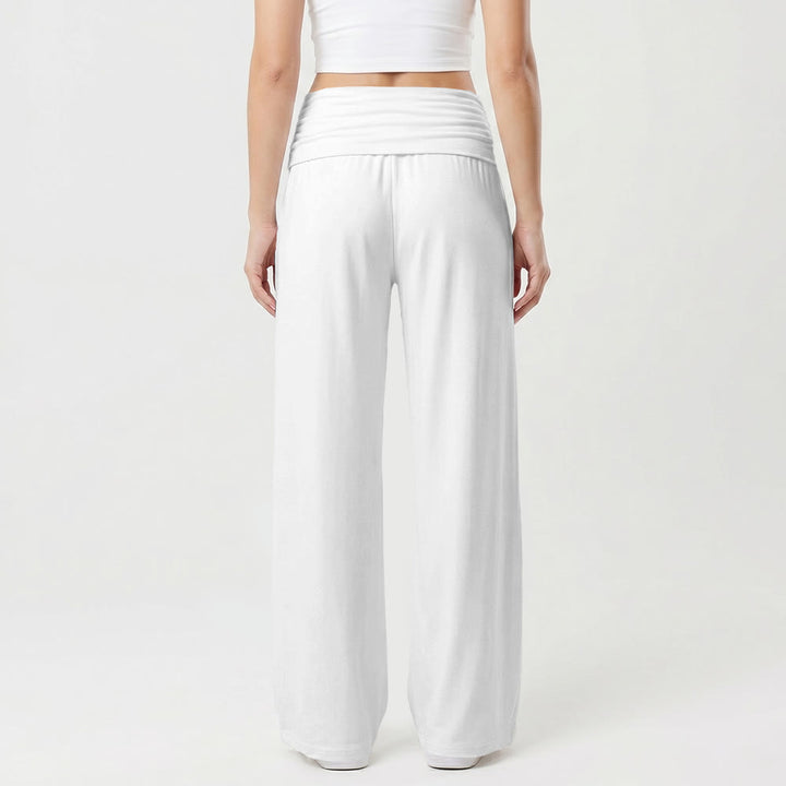 Christianartworkshop I Am A Child Of God Rough Brush Block Letter Front Thigh Print Wide Leg Pants - image 8