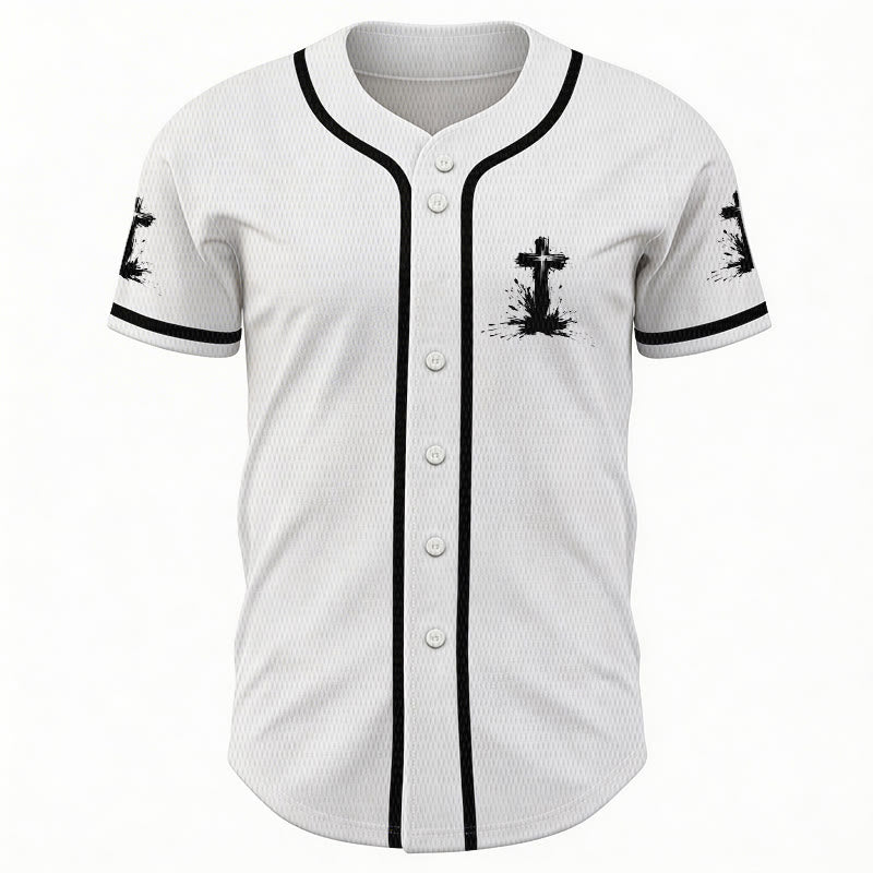 Christianartworkshop Not All Superheroes Wear Capes A Cross Unisex Baseball Jersey - image 3