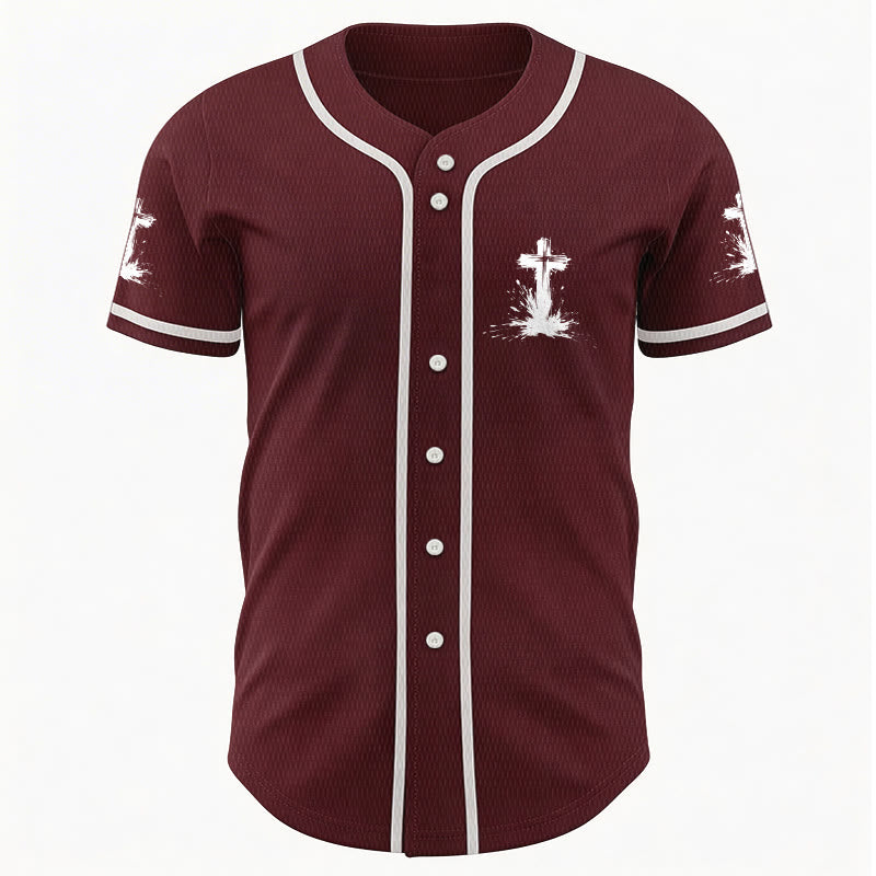 Christianartworkshop Not All Superheroes Wear Capes A Cross Unisex Baseball Jersey - image 24