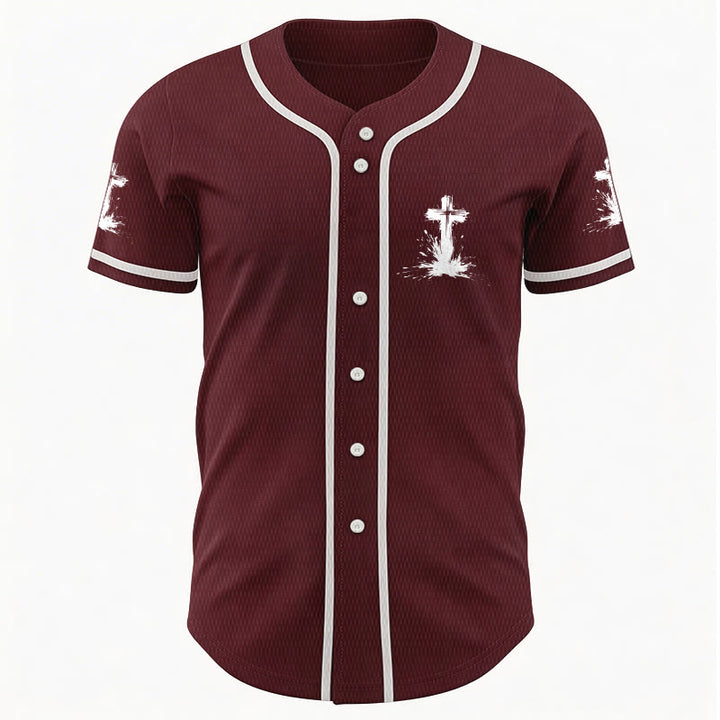 Christianartworkshop Not All Superheroes Wear Capes A Cross Unisex Baseball Jersey - image 24