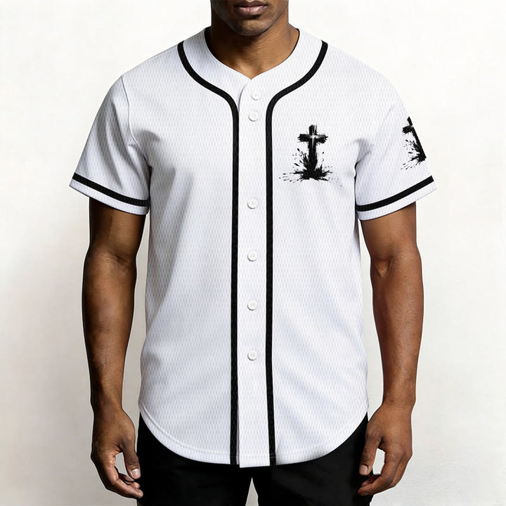 Christianartworkshop Not All Superheroes Wear Capes A Cross Unisex Baseball Jersey - image 1