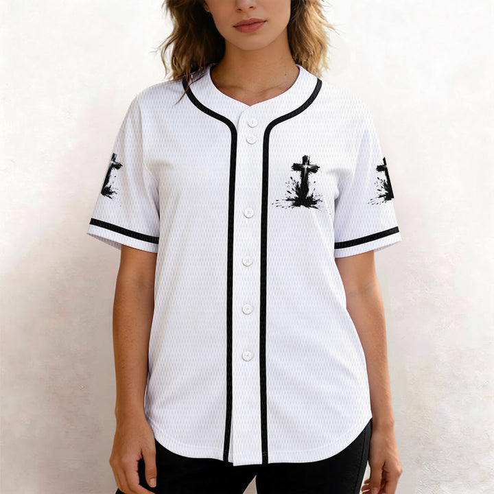 Christianartworkshop Not All Superheroes Wear Capes A Cross Unisex Baseball Jersey - image 2