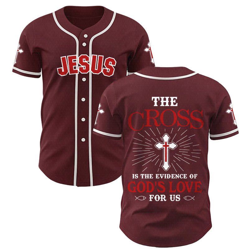 Christianartworkshop The Cross Is The Evidence Of God's Love Unisex Baseball Jersey - image 28