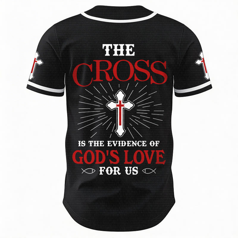 Christianartworkshop The Cross Is The Evidence Of God's Love Unisex Baseball Jersey - image 20
