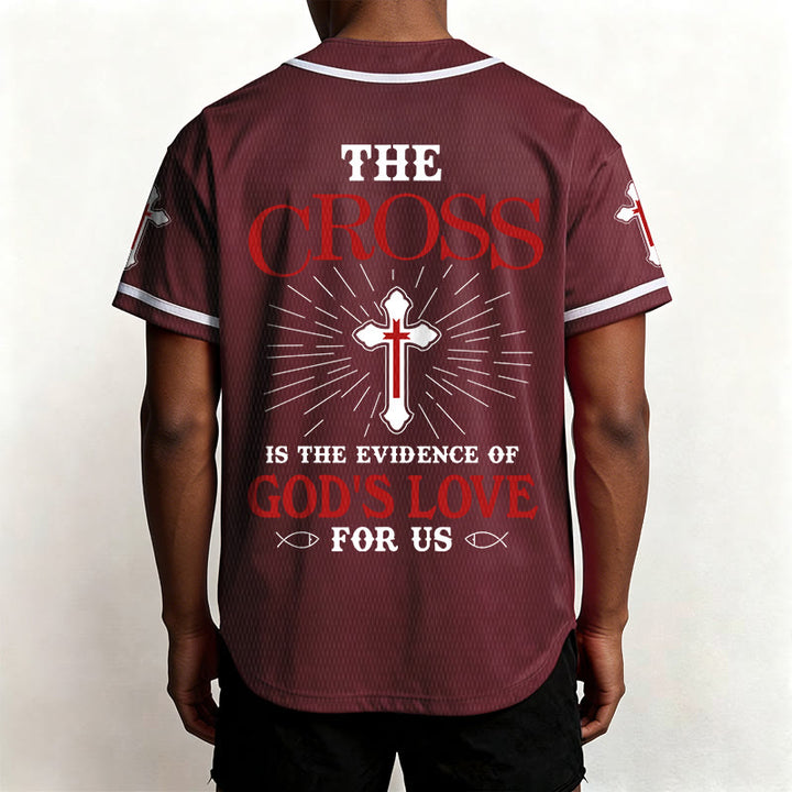 Christianartworkshop The Cross Is The Evidence Of God's Love Unisex Baseball Jersey - image 32