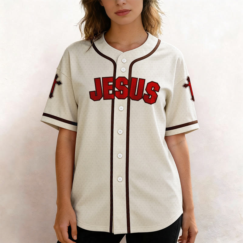Christianartworkshop The Cross Is The Evidence Of God's Love Unisex Baseball Jersey - image 2