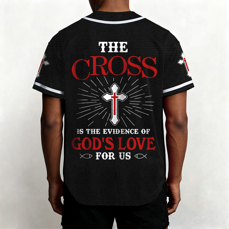 Christianartworkshop The Cross Is The Evidence Of God's Love Unisex Baseball Jersey - image 18