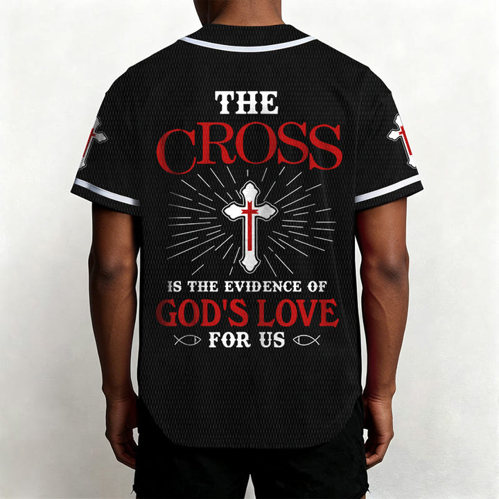 Christianartworkshop The Cross Is The Evidence Of God's Love Unisex Baseball Jersey - image 18