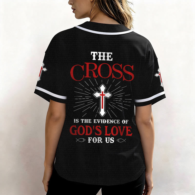 Christianartworkshop The Cross Is The Evidence Of God's Love Unisex Baseball Jersey - image 19