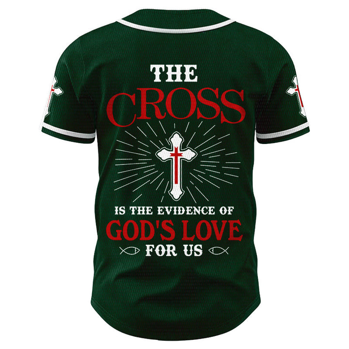 Christianartworkshop The Cross Is The Evidence Of God's Love Unisex Baseball Jersey - image 55