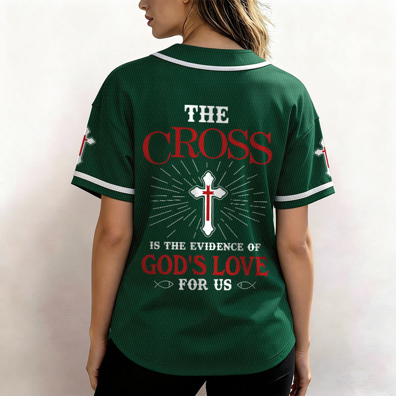 Christianartworkshop The Cross Is The Evidence Of God's Love Unisex Baseball Jersey - image 54