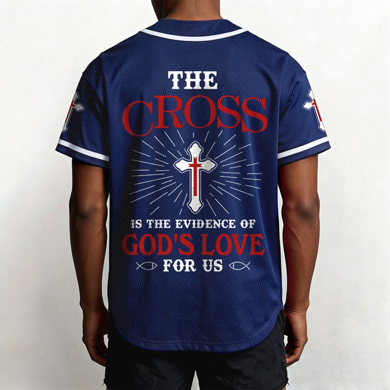 Christianartworkshop The Cross Is The Evidence Of God's Love Unisex Baseball Jersey - image 46