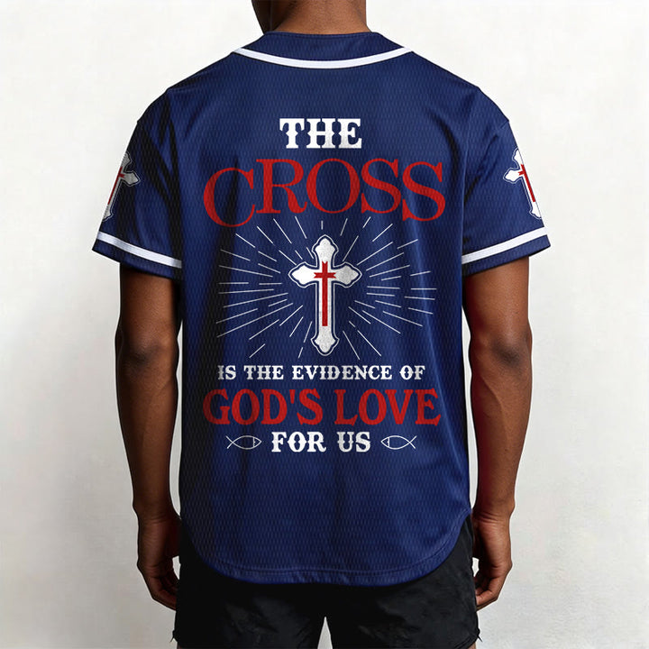 Christianartworkshop The Cross Is The Evidence Of God's Love Unisex Baseball Jersey - image 46