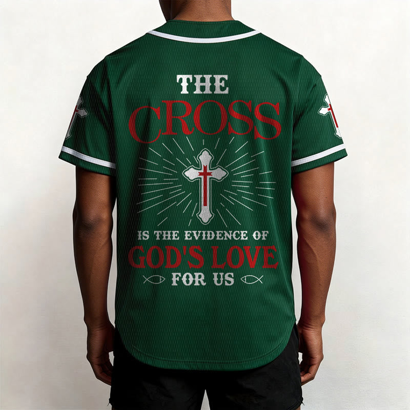 Christianartworkshop The Cross Is The Evidence Of God's Love Unisex Baseball Jersey - image 53