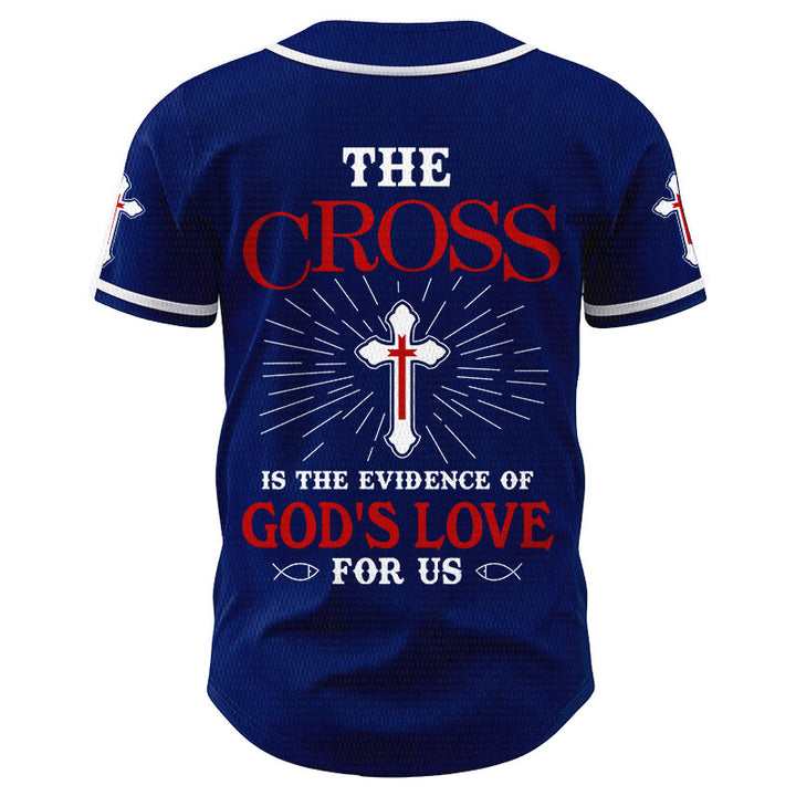 Christianartworkshop The Cross Is The Evidence Of God's Love Unisex Baseball Jersey - image 48