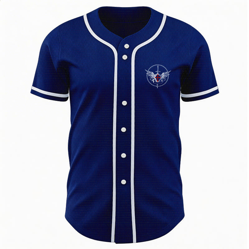 Christianartworkshop St.Michael Archangel Defend Us Unisex Baseball Jersey - image 36
