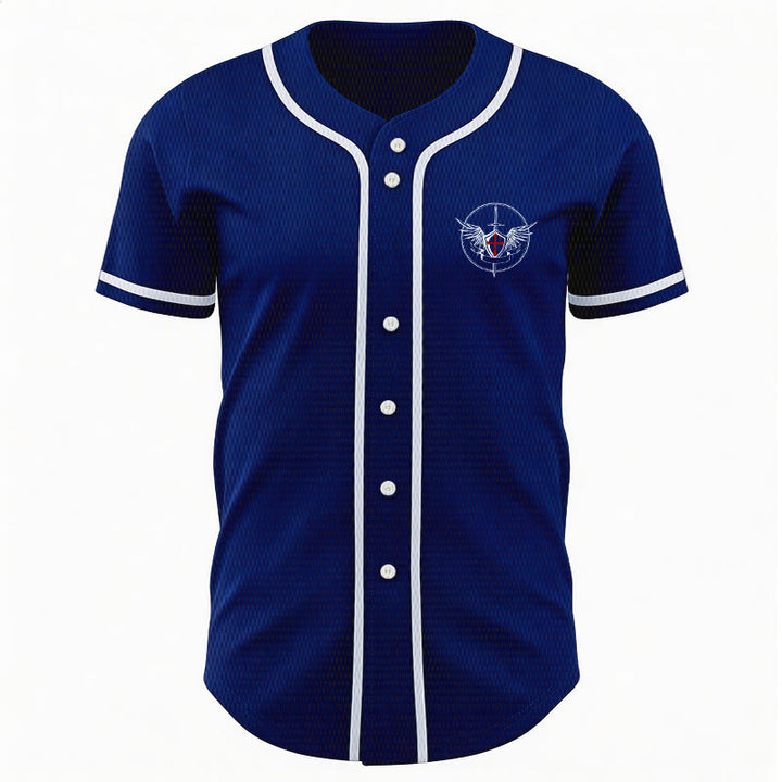 Christianartworkshop St.Michael Archangel Defend Us Unisex Baseball Jersey - image 36
