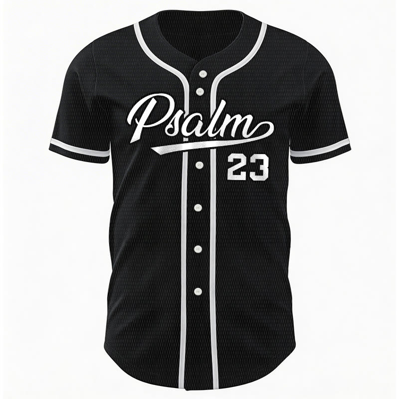 Christianartworkshop Retro Sport Style Psalm 23 Unisex Baseball Jersey - image 15