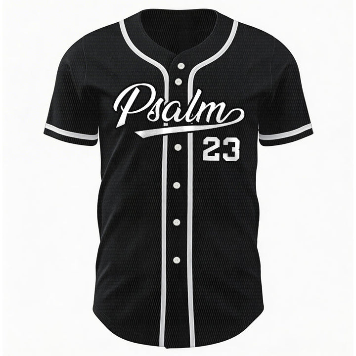 Christianartworkshop Retro Sport Style Psalm 23 Unisex Baseball Jersey - image 15