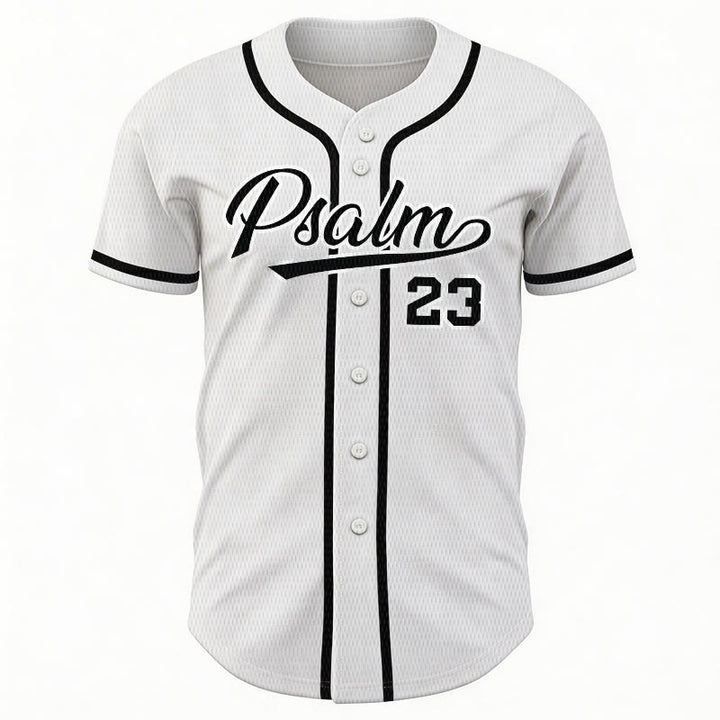 Christianartworkshop Retro Sport Style Psalm 23 Unisex Baseball Jersey - image 8