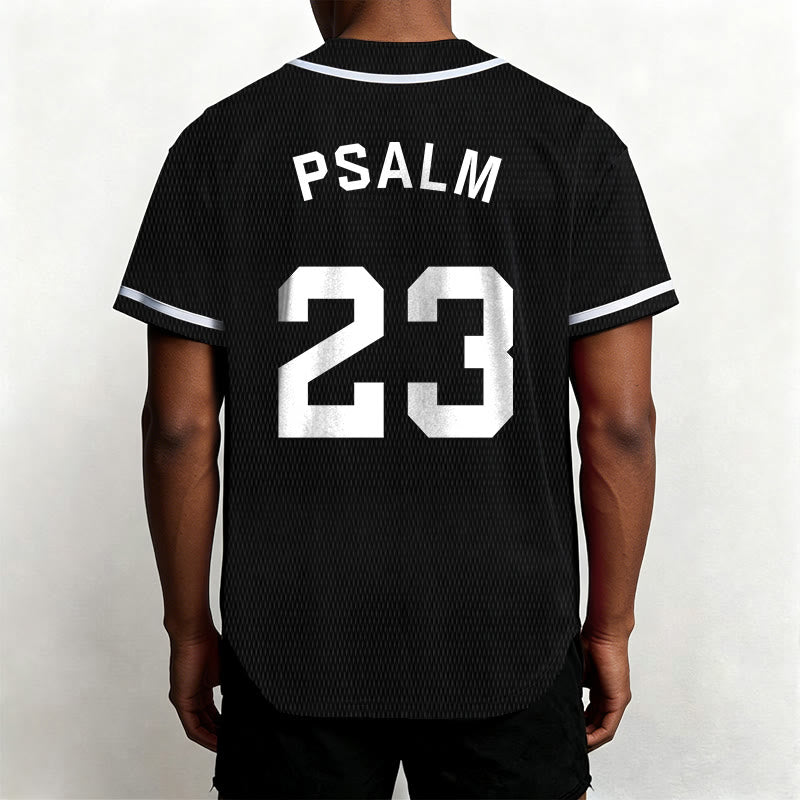Christianartworkshop Retro Sport Style Psalm 23 Unisex Baseball Jersey - image 19