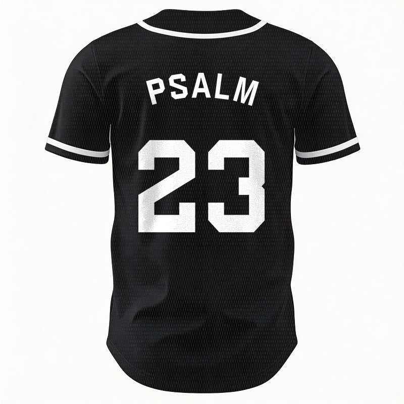 Christianartworkshop Retro Sport Style Psalm 23 Unisex Baseball Jersey - image 18