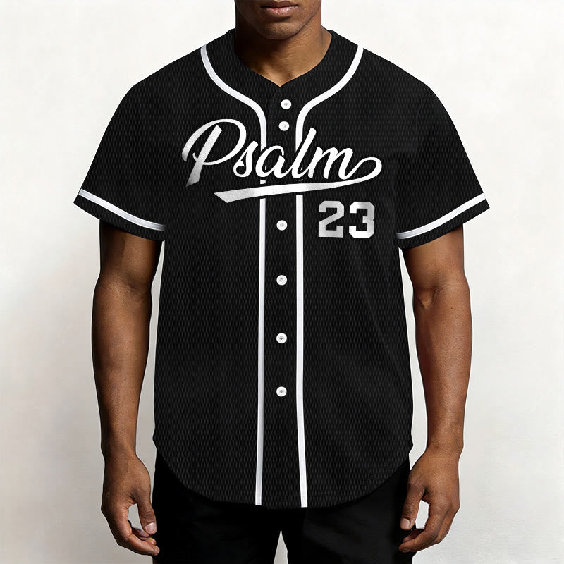 Christianartworkshop Retro Sport Style Psalm 23 Unisex Baseball Jersey - image 16