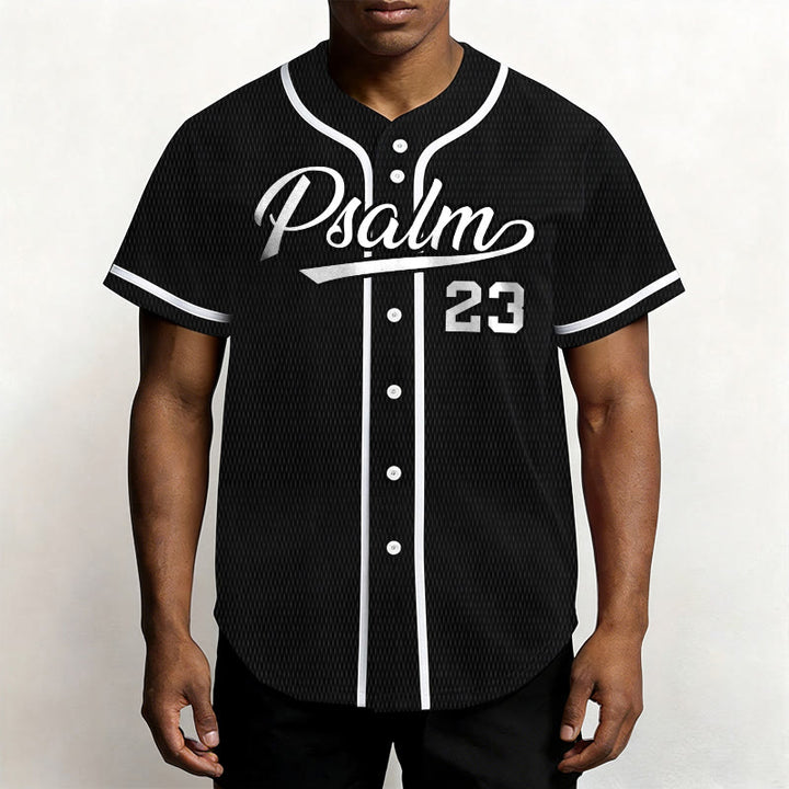 Christianartworkshop Retro Sport Style Psalm 23 Unisex Baseball Jersey - image 16