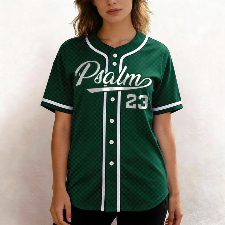 Christianartworkshop Retro Sport Style Psalm 23 Unisex Baseball Jersey - image 45