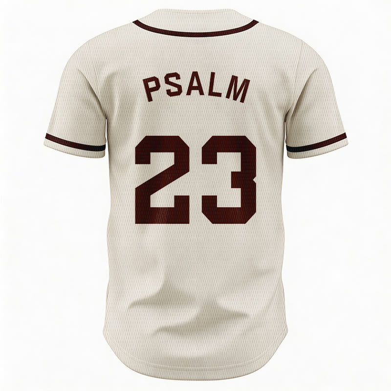 Christianartworkshop Retro Sport Style Psalm 23 Unisex Baseball Jersey - image 53