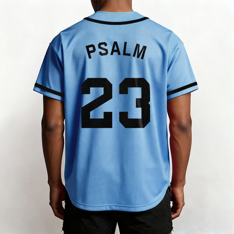 Christianartworkshop Retro Sport Style Psalm 23 Unisex Baseball Jersey - image 40