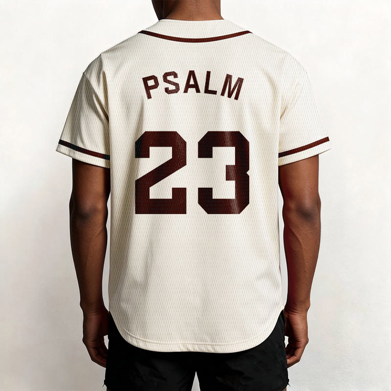 Christianartworkshop Retro Sport Style Psalm 23 Unisex Baseball Jersey - image 54