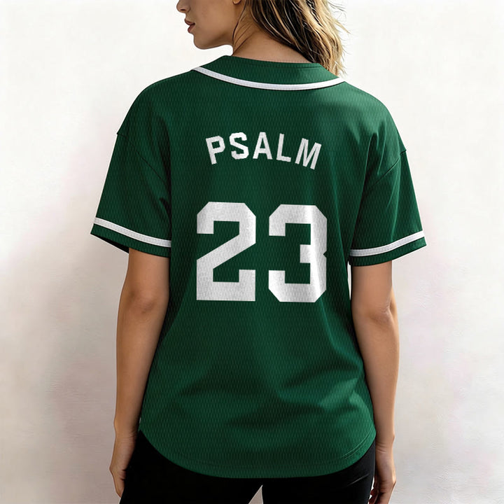 Christianartworkshop Retro Sport Style Psalm 23 Unisex Baseball Jersey - image 48