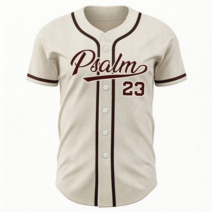 Christianartworkshop Retro Sport Style Psalm 23 Unisex Baseball Jersey - image 50