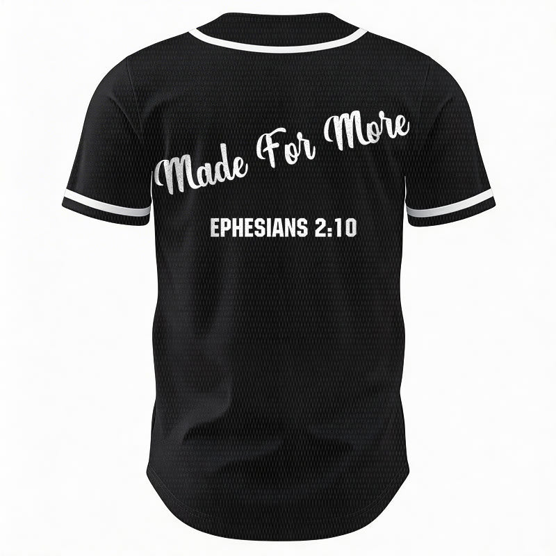 Christianartworkshop Made For More Ephesians 2:10 Unisex Baseball Jersey - image 18