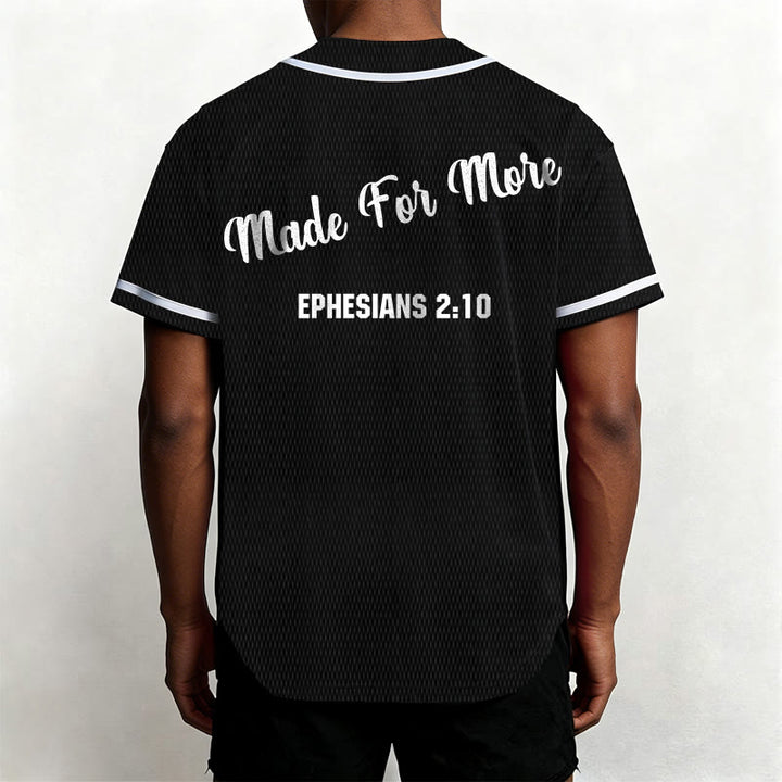 Christianartworkshop Made For More Ephesians 2:10 Unisex Baseball Jersey - image 19