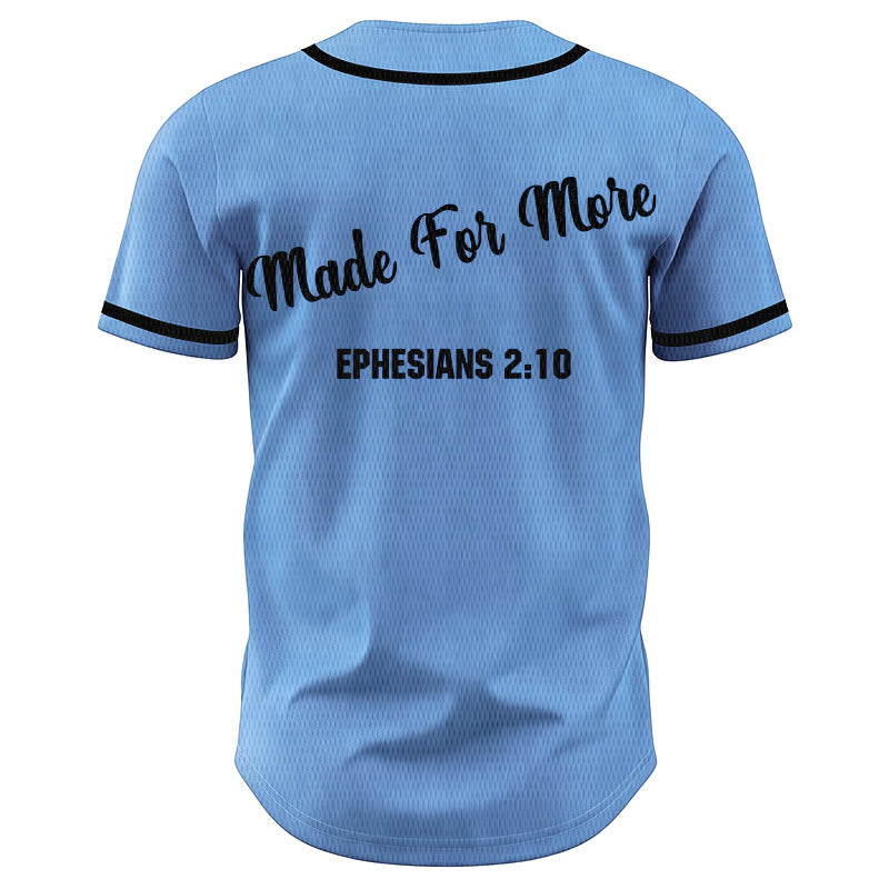 Christianartworkshop Made For More Ephesians 2:10 Unisex Baseball Jersey - image 32