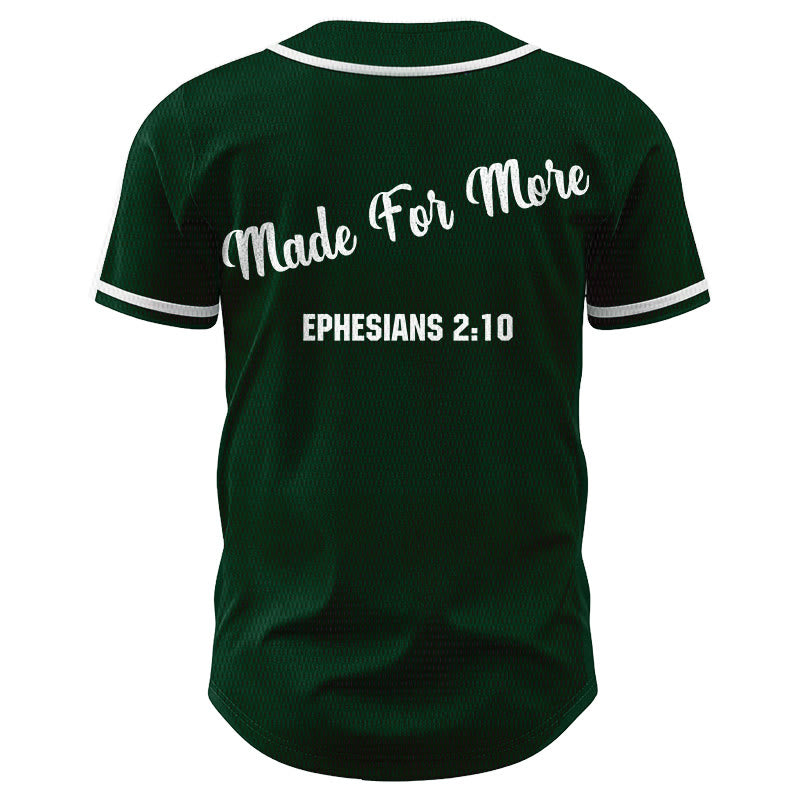 Christianartworkshop Made For More Ephesians 2:10 Unisex Baseball Jersey - image 46