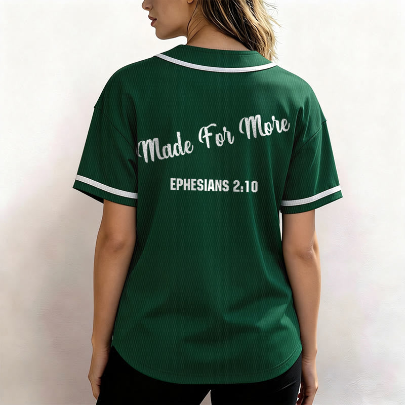 Christianartworkshop Made For More Ephesians 2:10 Unisex Baseball Jersey - image 48
