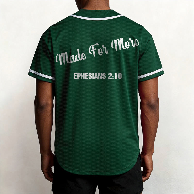 Christianartworkshop Made For More Ephesians 2:10 Unisex Baseball Jersey - image 47