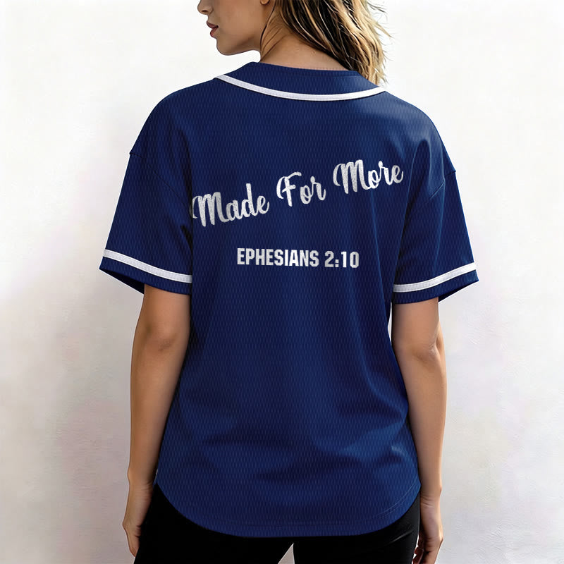 Christianartworkshop Made For More Ephesians 2:10 Unisex Baseball Jersey - image 41