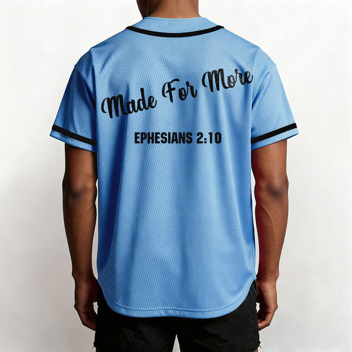 Christianartworkshop Made For More Ephesians 2:10 Unisex Baseball Jersey - image 33