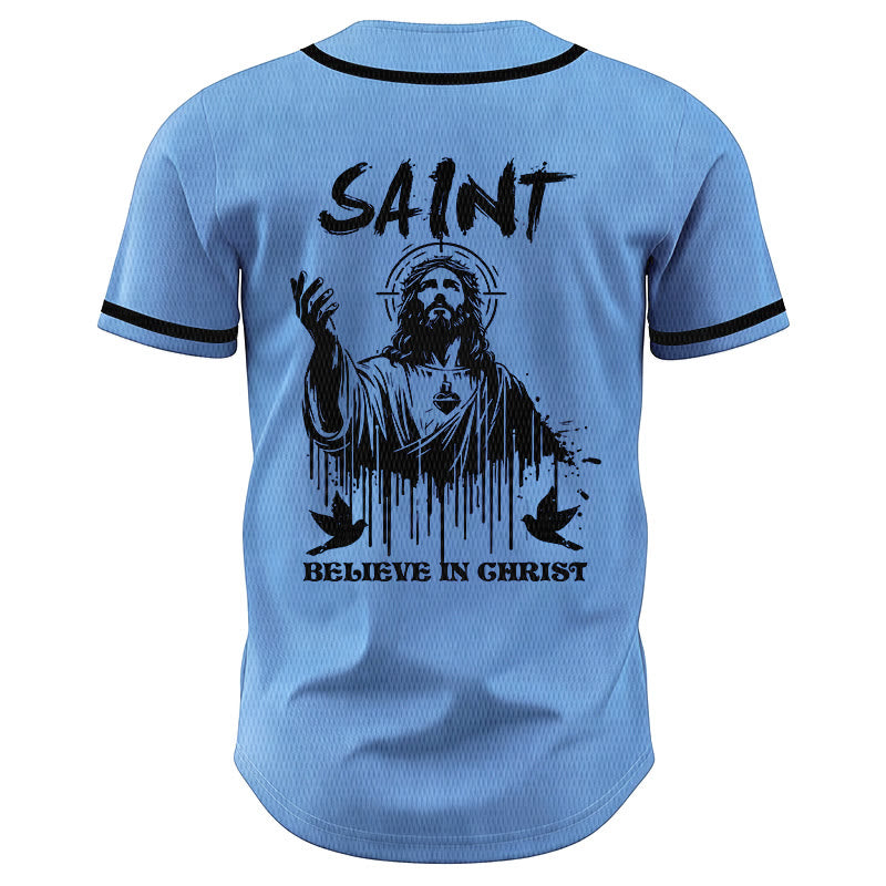 Christianartworkshop Saint Believe In Christ Unisex Baseball Jersey - image 32