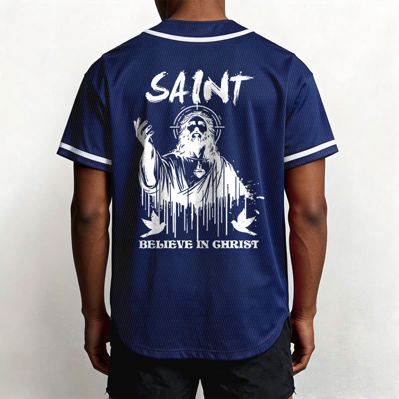 Christianartworkshop Saint Believe In Christ Unisex Baseball Jersey - image 40