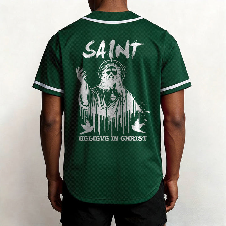 Christianartworkshop Saint Believe In Christ Unisex Baseball Jersey - image 47